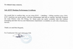 Continental-Oils-Lubricant-Appreciation-letter